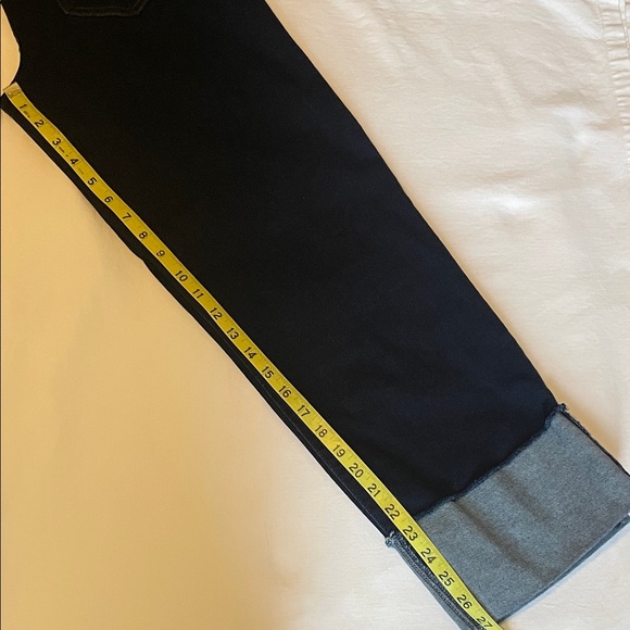 Kut from the Kloth Fay Dark Indigo High Rise Straight Cuffed Jeans Size 2 (10) - Picture 5 of 5